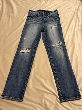 Buckle black Distressed Women's Straight Jeans